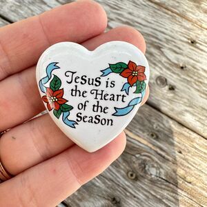 Vintage Jewelry Jesus is the Reason for the Season Brooch Pin Christmas Brooch